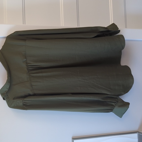 Olive Green Blouse - Picture 5 of 5